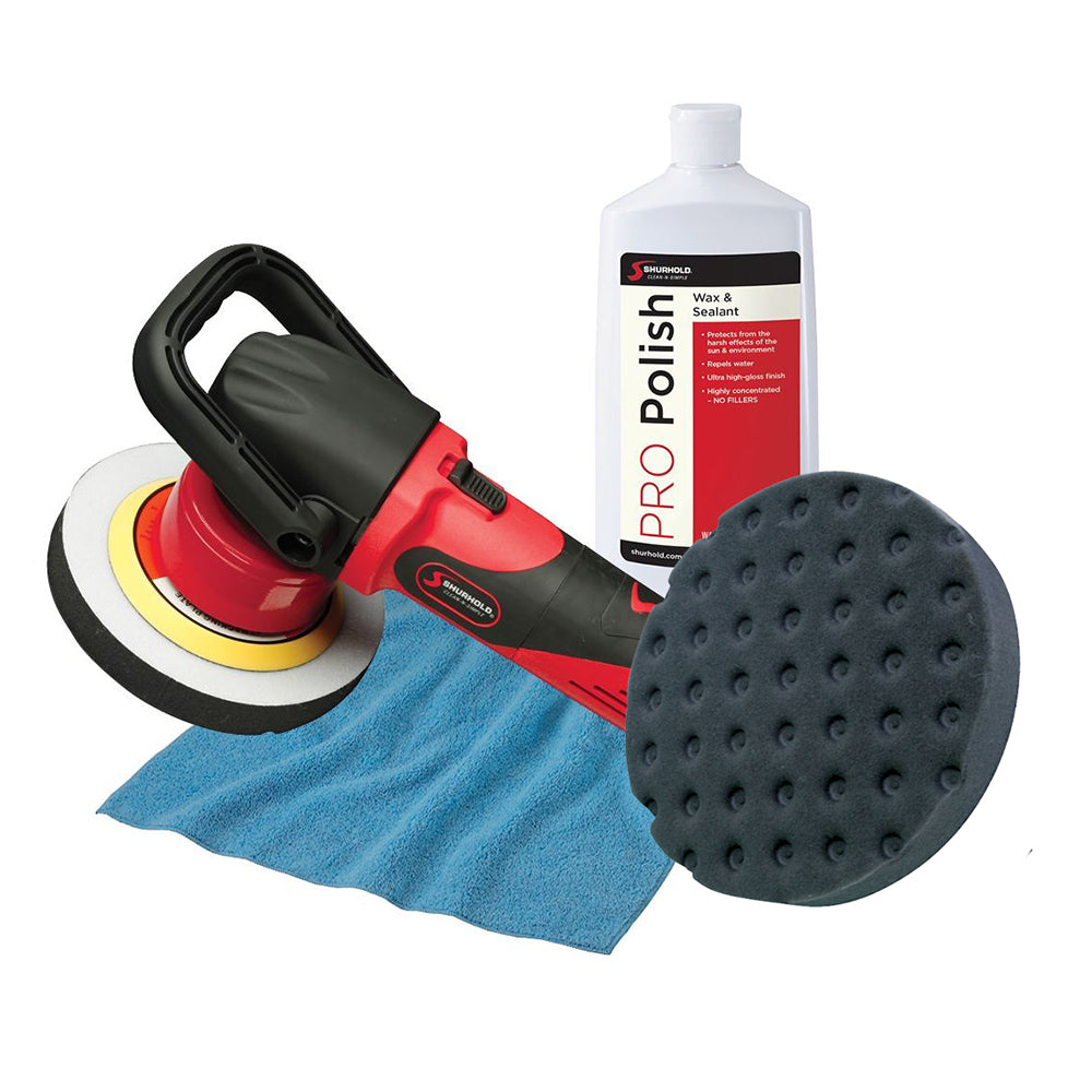 Shurhold Dual Action Polisher Start Kit w/Pro Polish, Pad &amp; MicroFiber Towel [3101]
