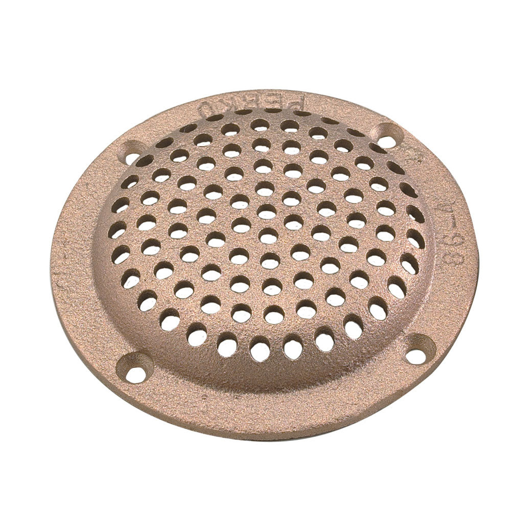 Perko 4&quot; Round Bronze Strainer MADE IN THE USA [0086DP4PLB]