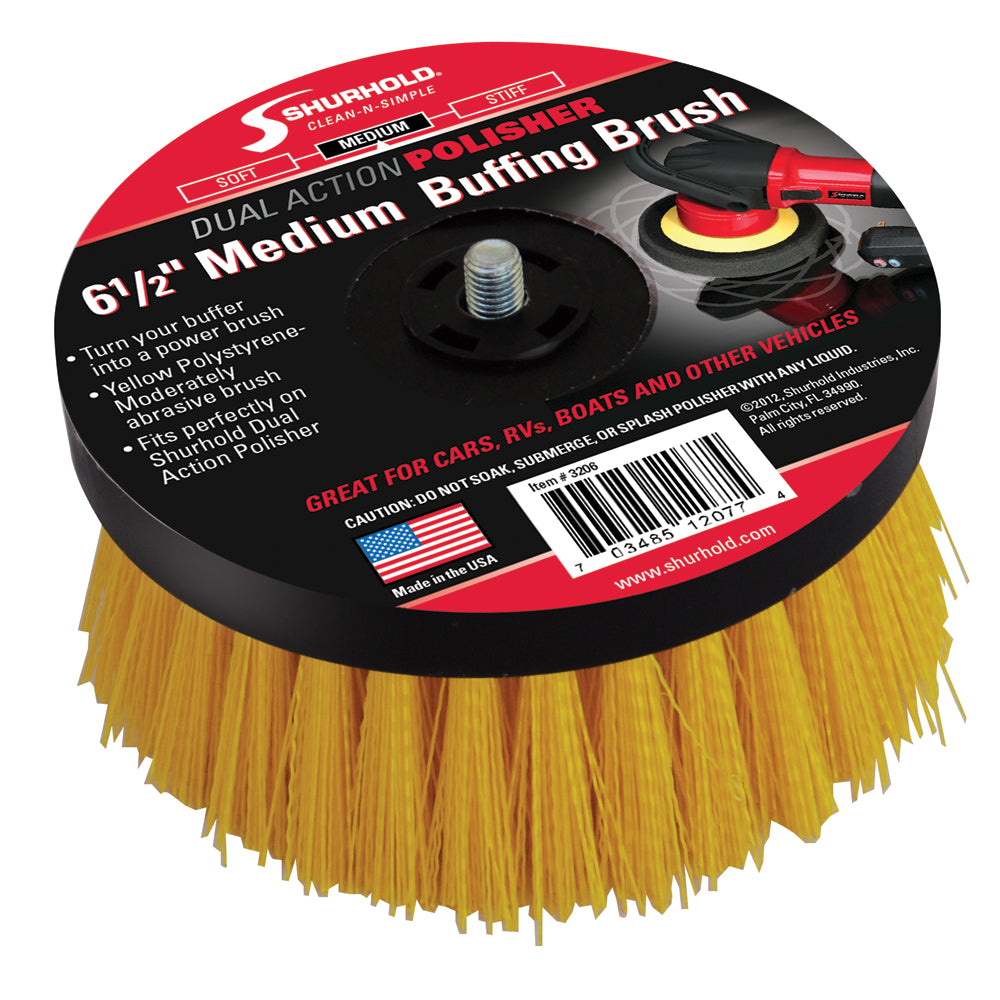 Shurhold 6-1/2" Medium Brush f/Dual Action Polisher [3206]