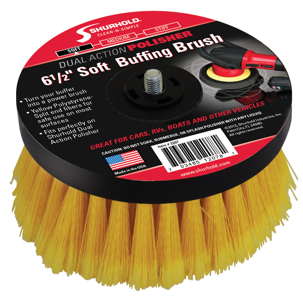 Shurhold 6-1/2" Soft Brush f/Dual Action Polisher [3207]