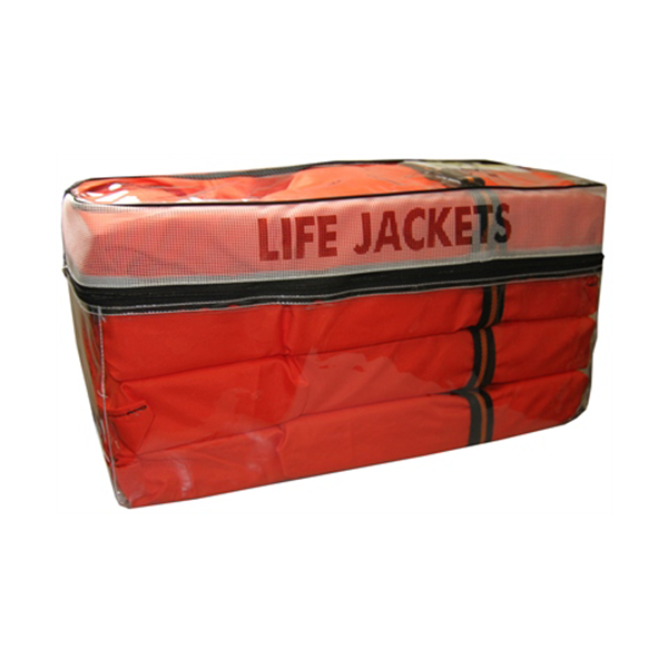 4 TYPE II Adult PFD Life Jackets  w/ Storage Bag