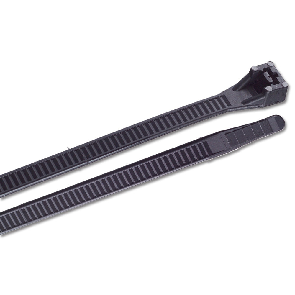 Ancor 15&quot; UV Black Heavy Duty Cable Zip Ties - 100 Pack [199260]
