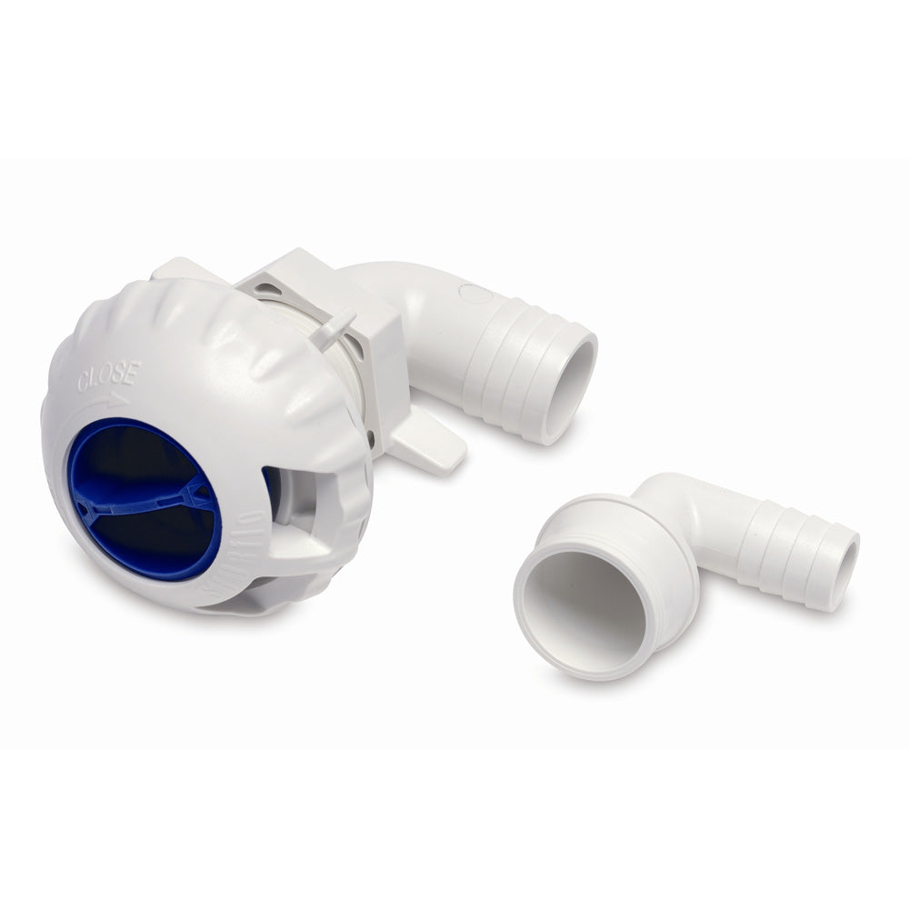 Shurflo by Pentair Livewell Fill Valve w/3/4&quot;  1-1/8&quot; Fittings [330-021]