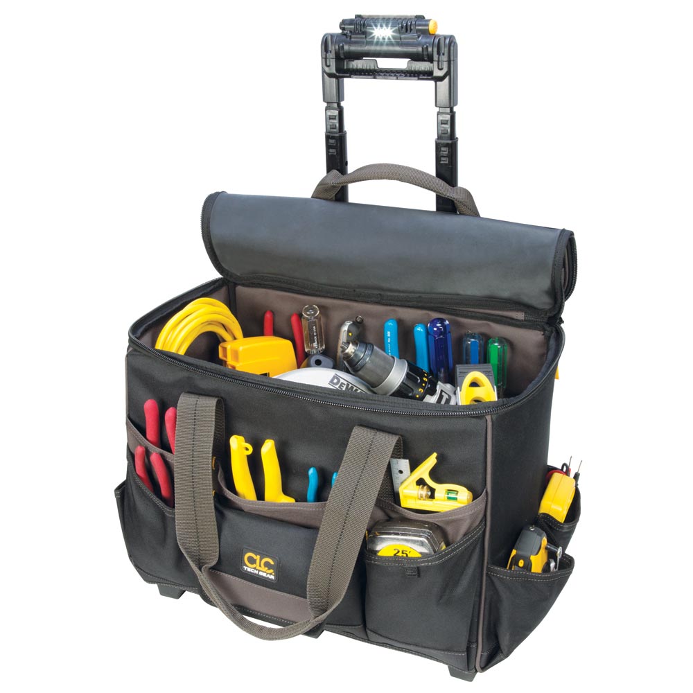 CLC L258 Tech Gear Lighted Handle Roller Bag - 17&quot; [L258]