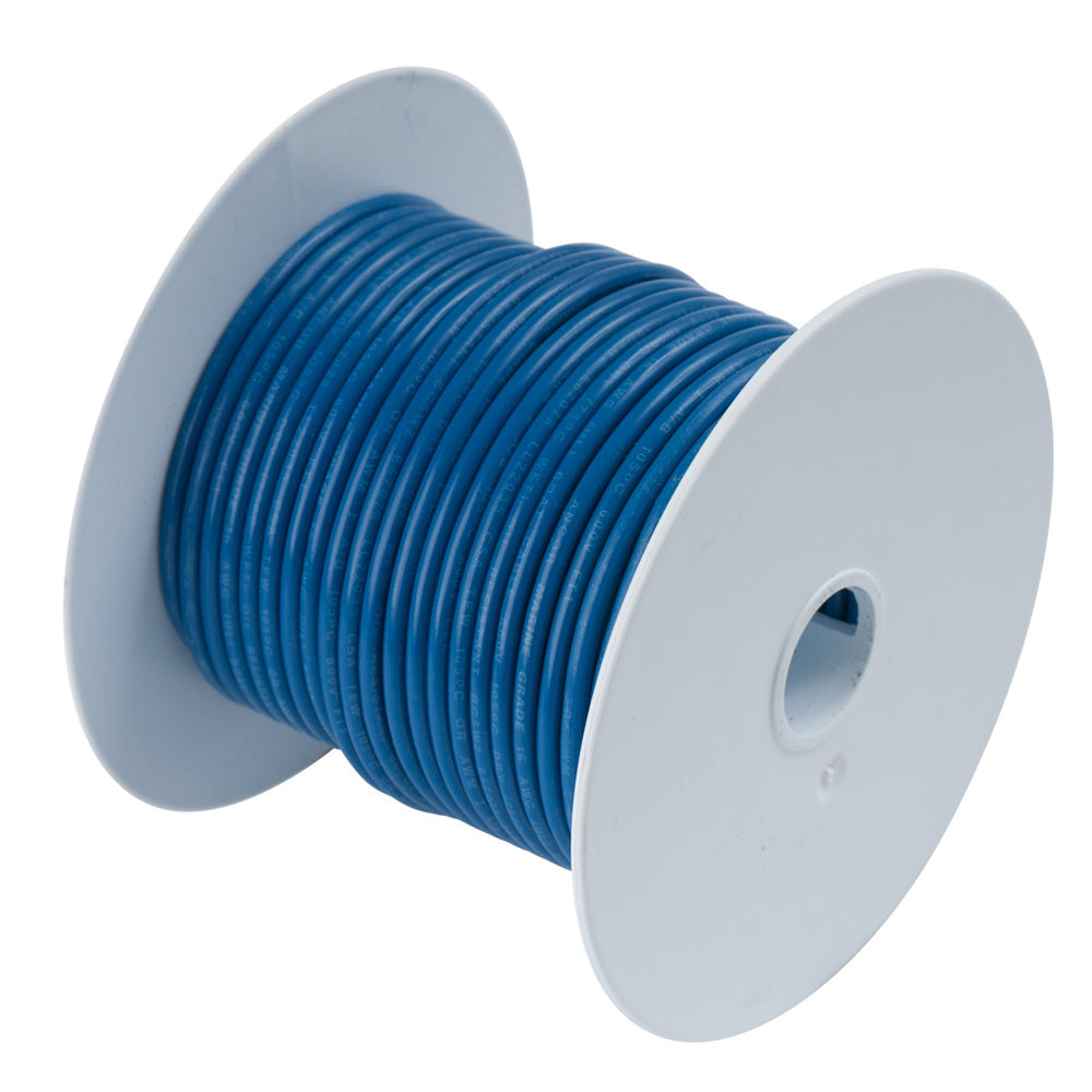 Ancor Dark Blue 14AWG Tinned Copper Wire - 100&#39; [104110]