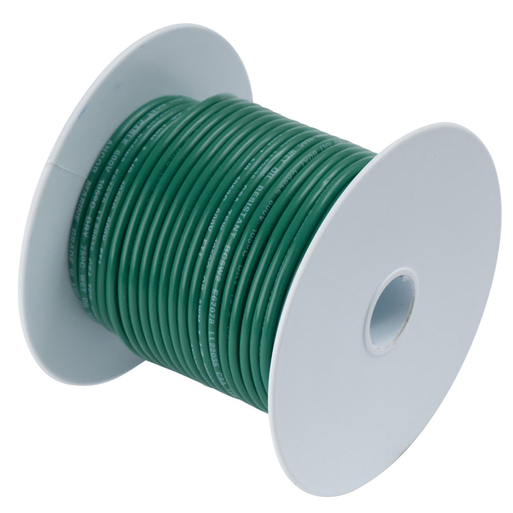 Ancor Green 14AWG Tinned Copper Wire - 100&#39; [104310]