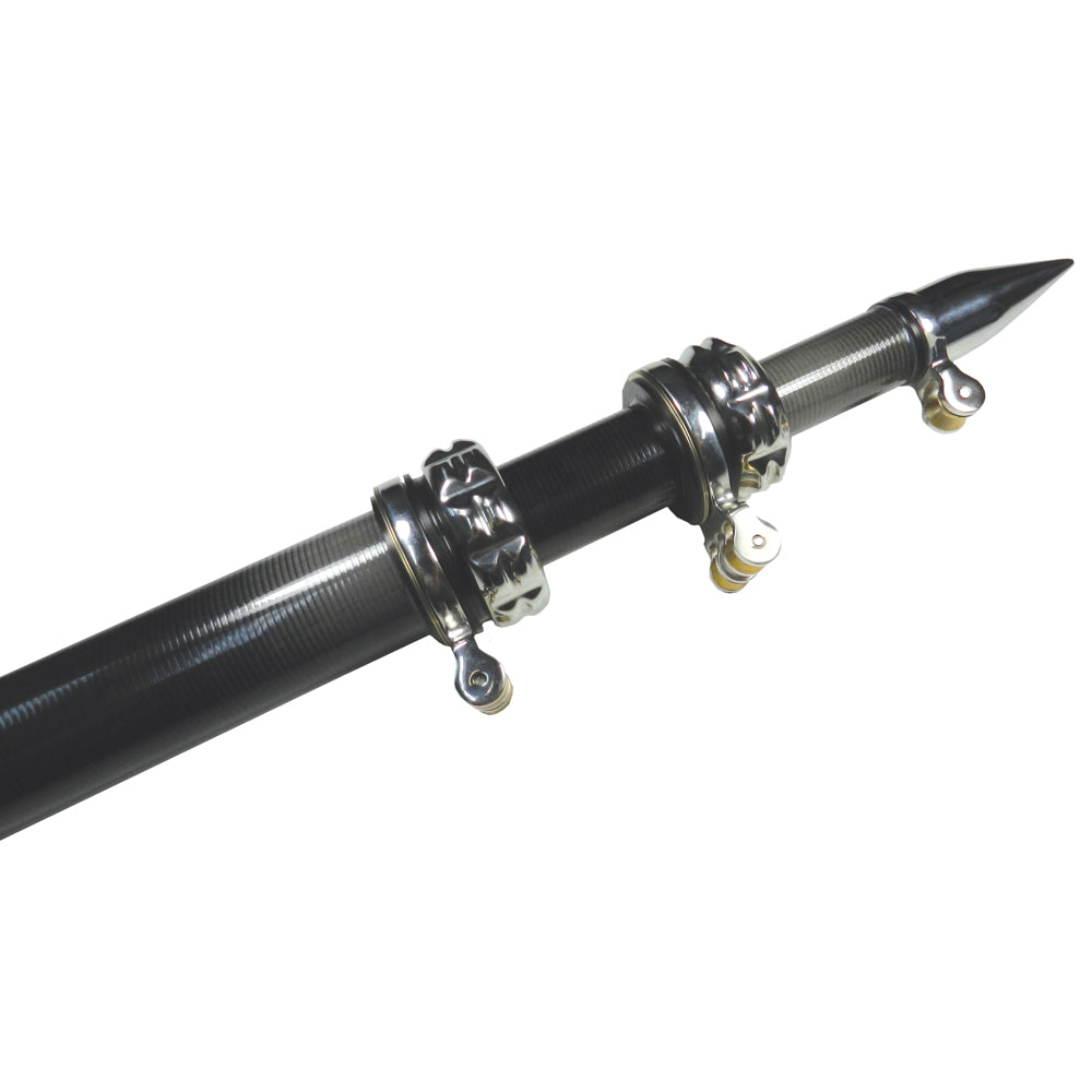 TACO 20&#39; Carbon Fiber Outrigger Poles - Pair - Black [OT-4200CF]