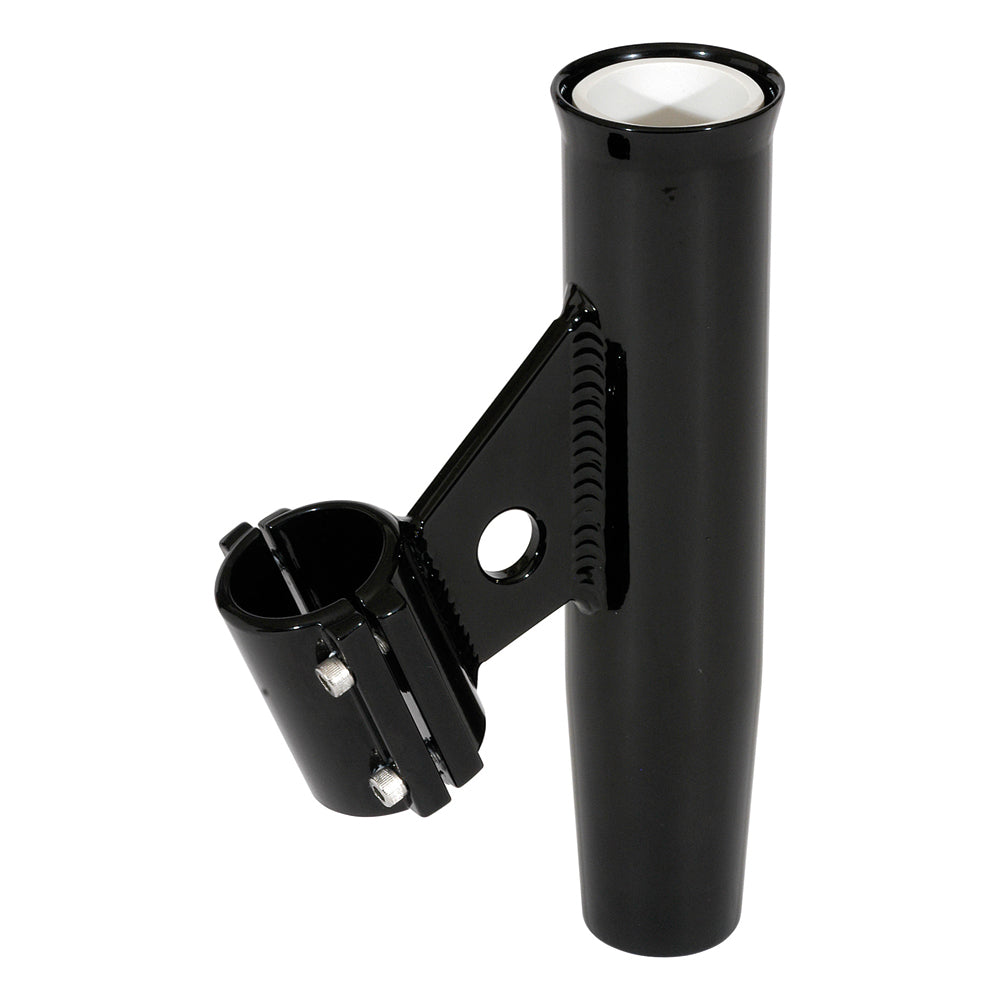 Lee&#39;s Clamp-On Rod Holder - Black Aluminum - Vertical Mount - Fits 1.315 O.D. Pipe [RA5002BK]