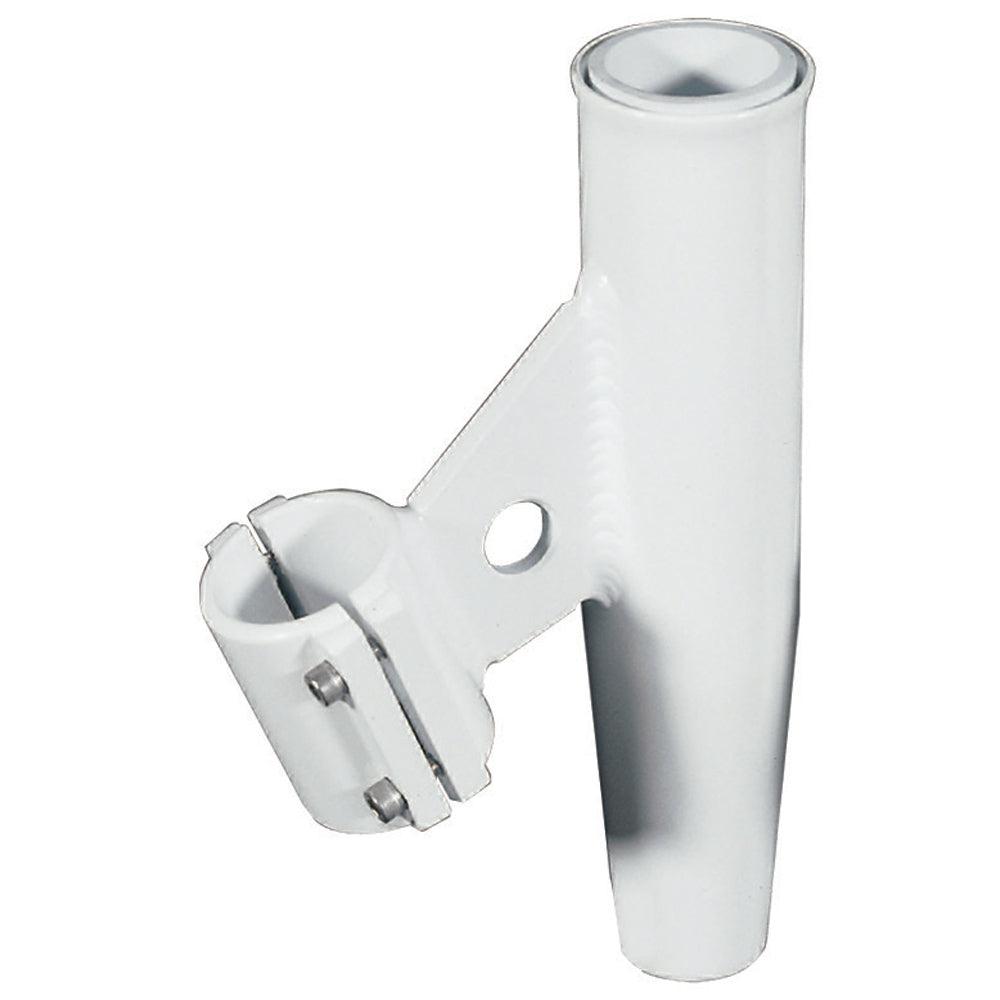 Lee&#39;s Clamp-On Rod Holder - White Aluminum - Vertical Mount - Fits 1.900&quot; O.D. Pipe [RA5004WH]