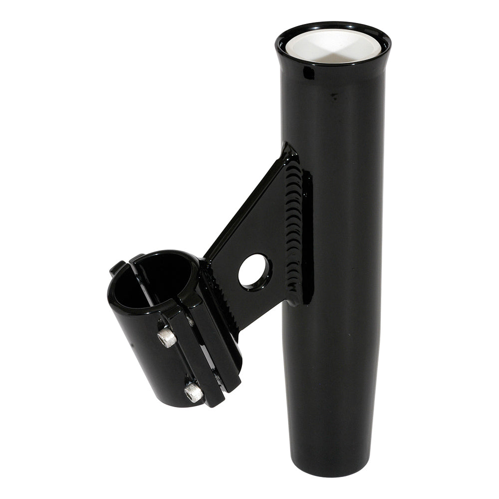 Lee&#39;s Clamp-On Rod Holder - Black Aluminum - Vertical Mount - Fits 2.375&quot; O.D. Pipe [RA5005BK]