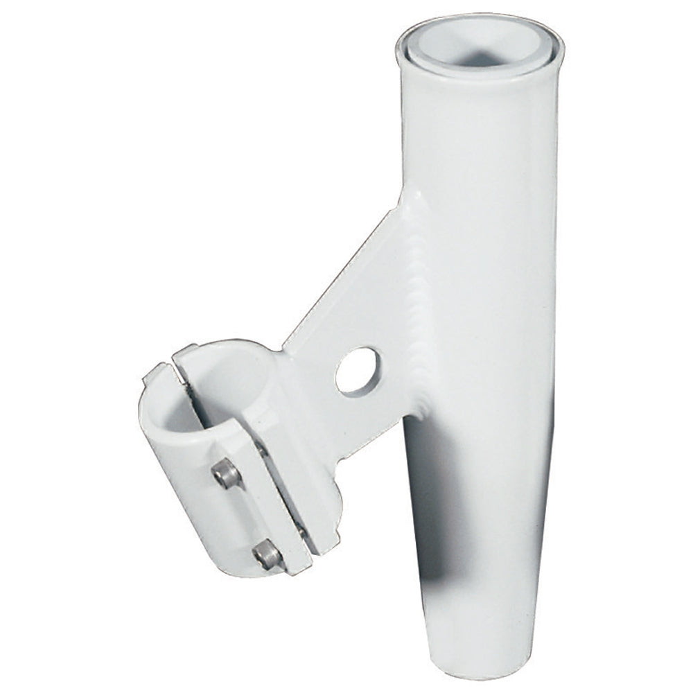 Lee&#39;s Clamp-On Rod Holder - White Aluminum - Vertical Mount - Fits 2.375&quot; O.D Pipe [RA5005WH]