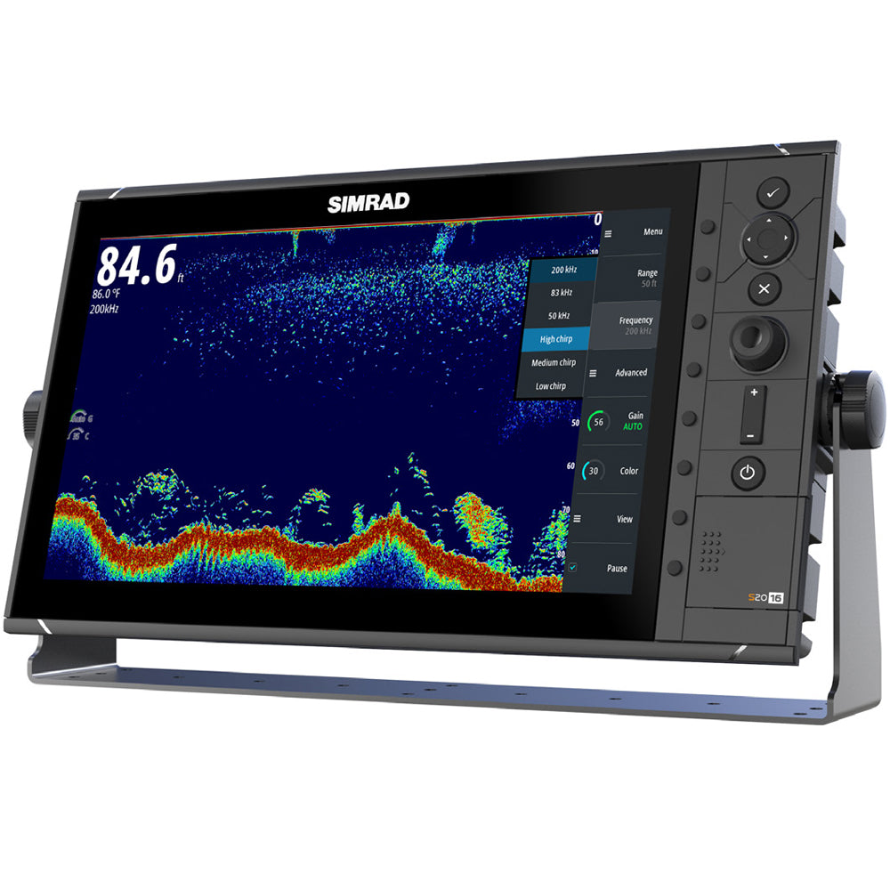 Simrad S2016 16&quot; Fishfinder w/Broadband Sounder Module &amp; CHIRP Technology - Wide Screen [000-12187-001]