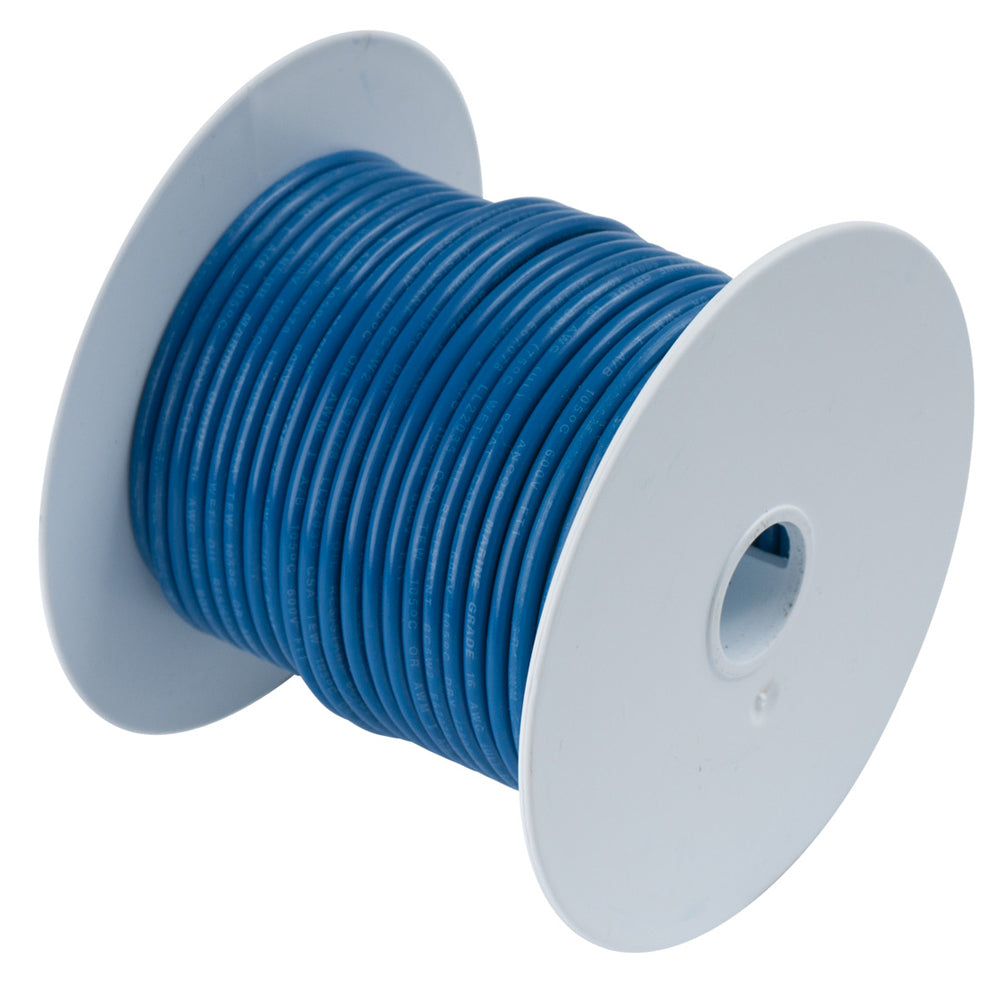 Ancor Dark Blue 18 AWG Tinned Copper Wire - 35&#39; [180103]