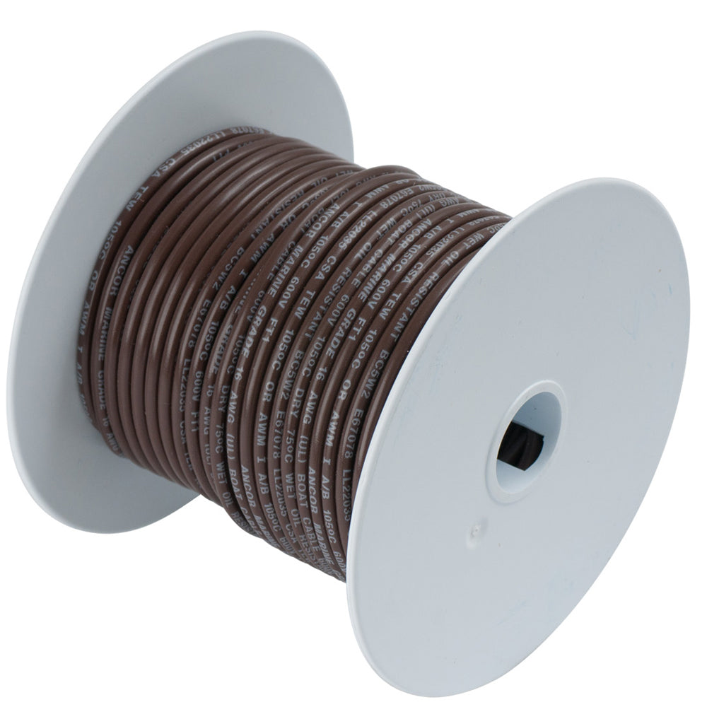 Ancor Brown 18 AWG Tinned Copper Wire - 500&#39; [100250A]