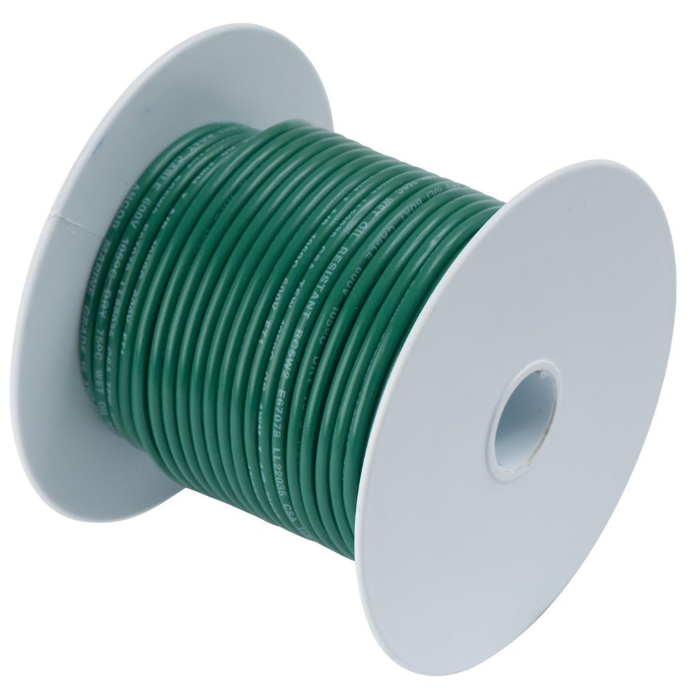Ancor Green 18 AWG Tinned Copper Wire - 100&#39; [100310]