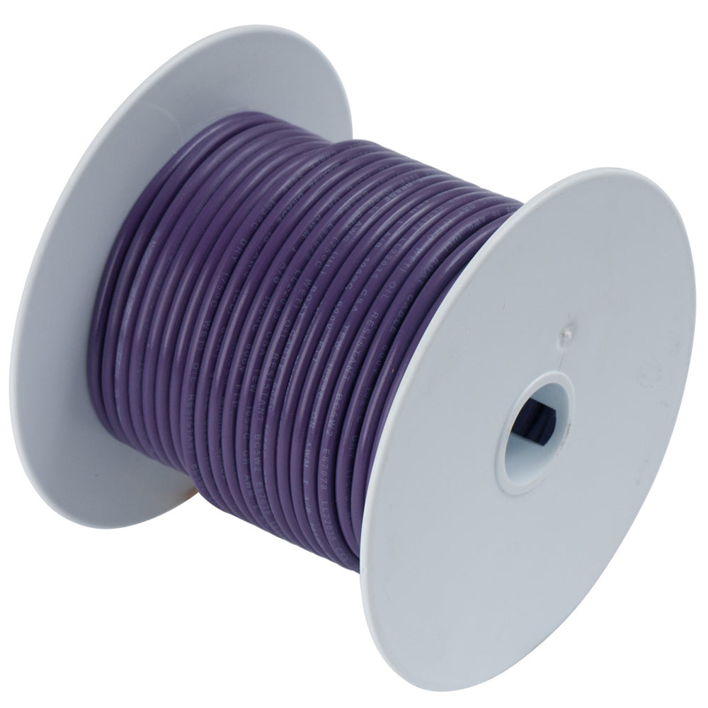 Ancor Purple 18 AWG Tinned Copper Wire - 100&#39; [100710]