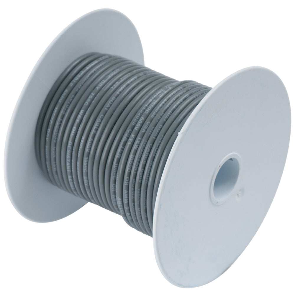 Ancor Grey 16 AWG Tinned Copper Wire - 25&#39; [182403]