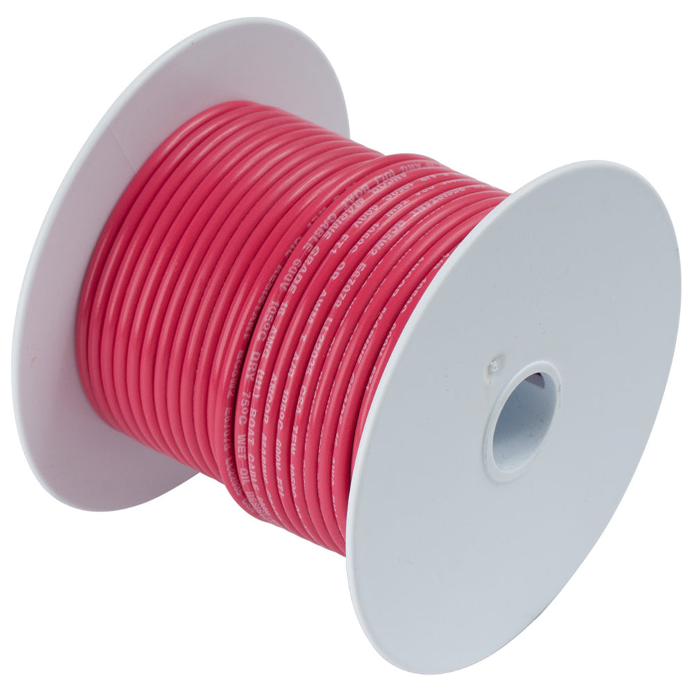 Ancor Red 16 AWG Tinned Copper Wire - 25&#39; [182803]