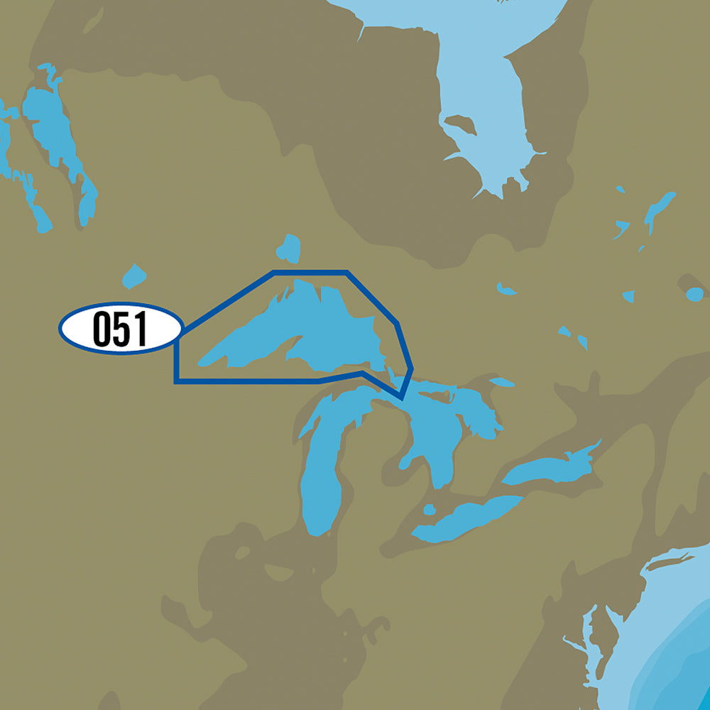 C-MAP MAX NA-M051/SD - Lake Superior Bathymetric SD Format [NA-M051/SD]