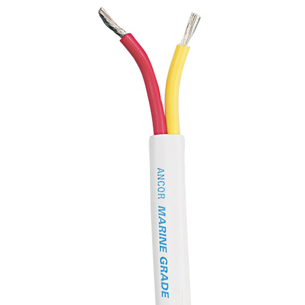 Ancor Safety Duplex Cable - 14/2 AWG - Red/Yellow - Flat - 500&#39; [124550]