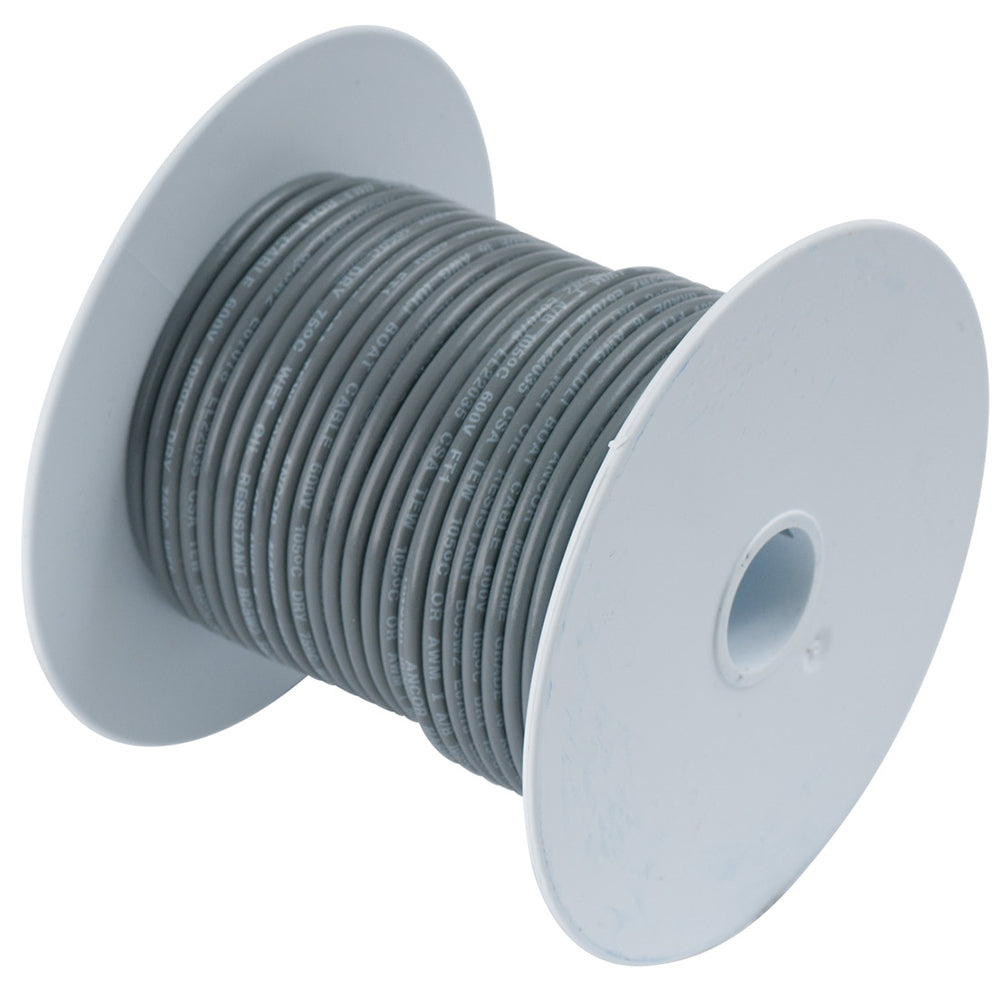 Ancor Grey 14 AWG Tinned Copper Wire - 100&#39; [104410]