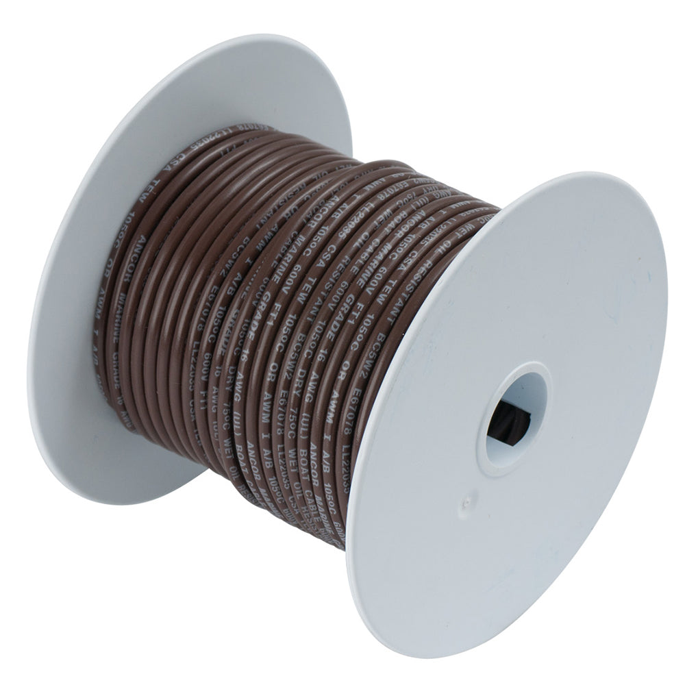 Ancor Brown 12 AWG Tinned Copper Wire - 100&#39; [106210]