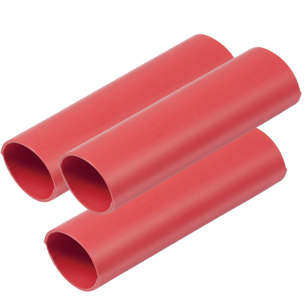 Ancor Heavy Wall Heat Shrink Tubing - 3/4&quot; x 3&quot; - 3-Pack - Red [326603]