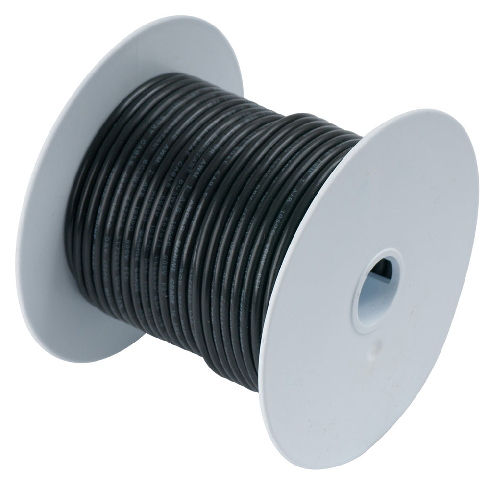 Ancor Black 6 AWG Tinned Copper Wire - 250&#39; [112025]