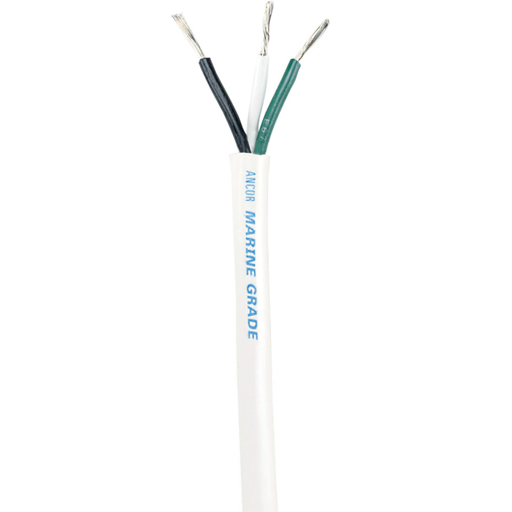 Ancor White Triplex Cable - 14/3 AWG - Round - 250&#39; [133525]