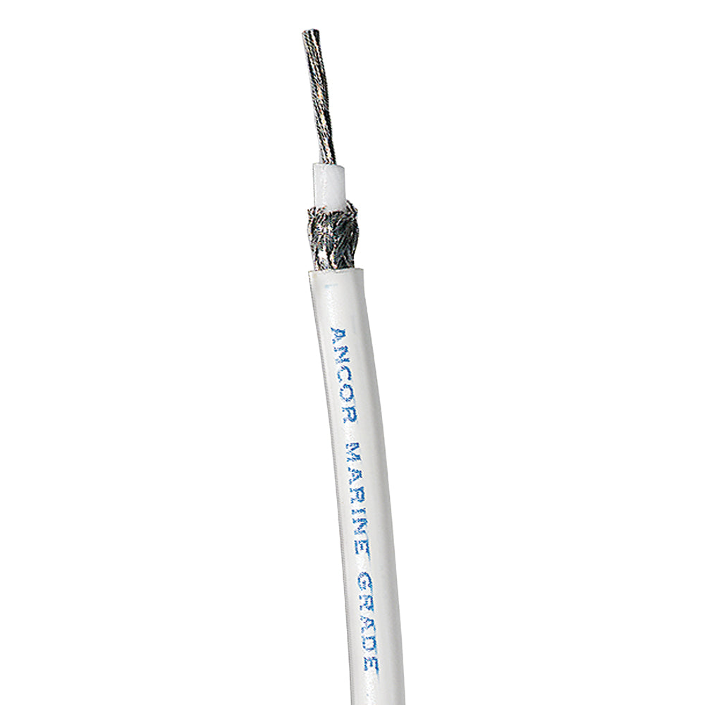 Ancor White RG 8X Tinned Coaxial Cable - 500&#39; [151550]