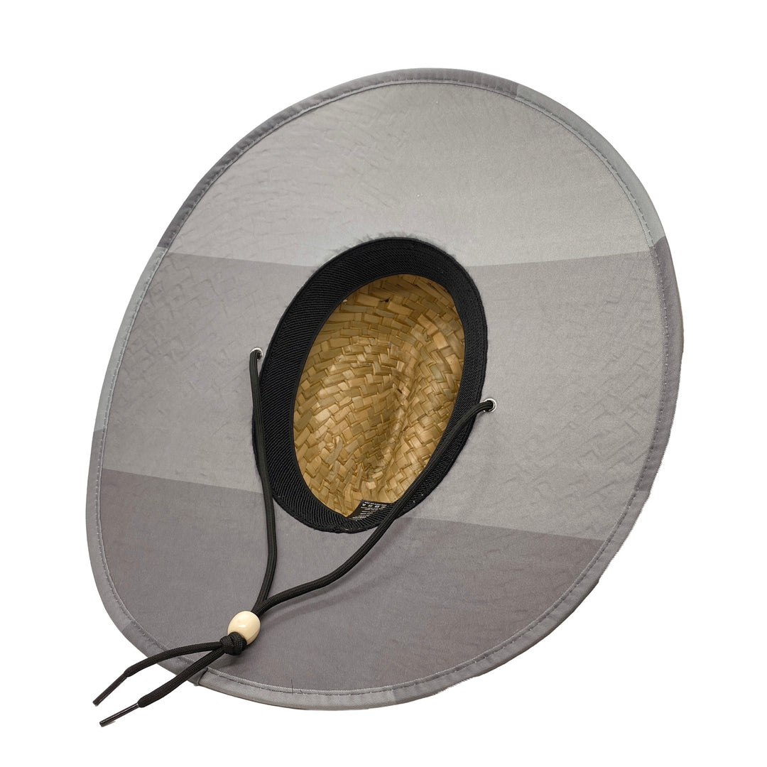 Jupiter Lighthouse Straw Hat - Grey Stripes