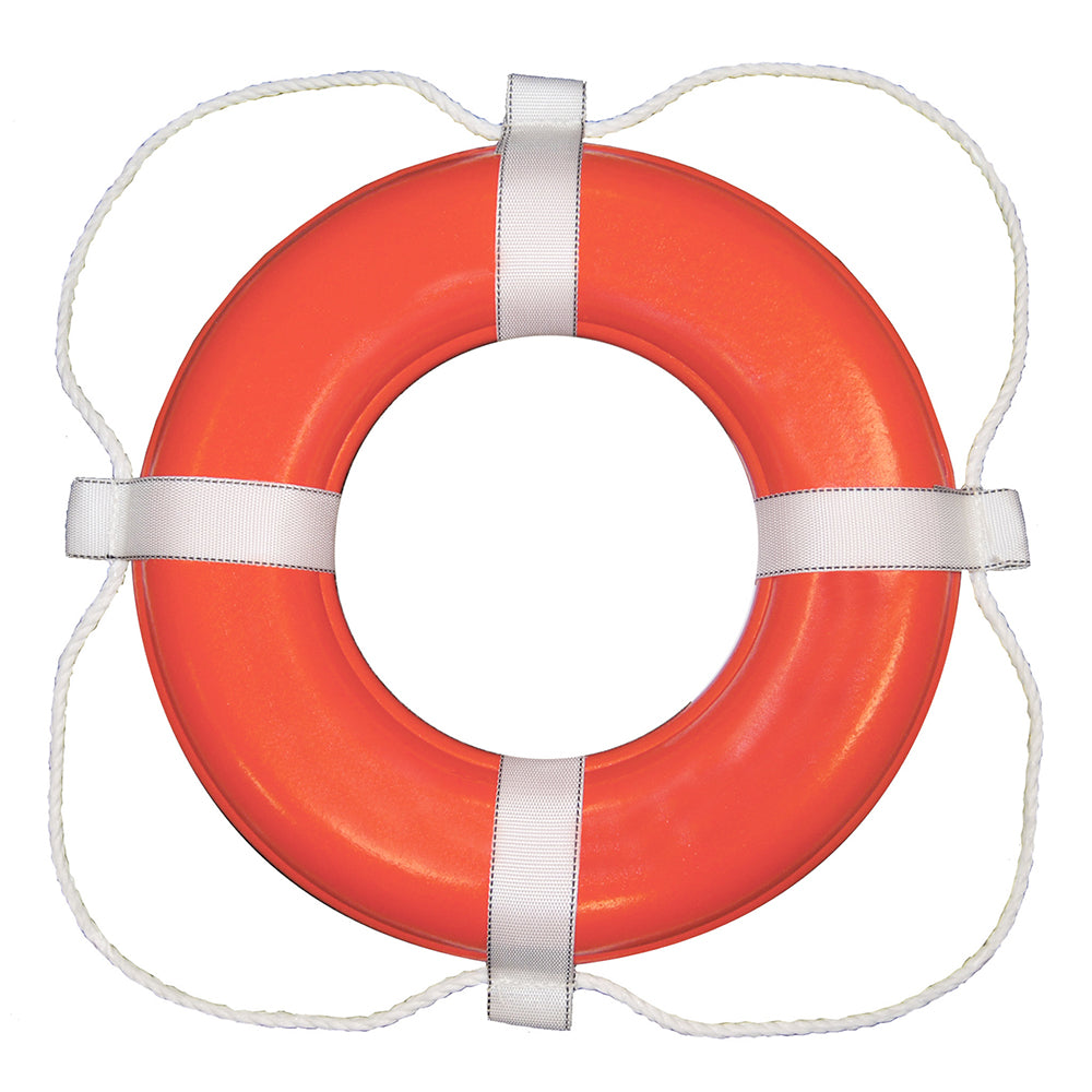Taylor Made Foam Ring Buoy - 20&quot; - Orange w/White Grab Line [363]
