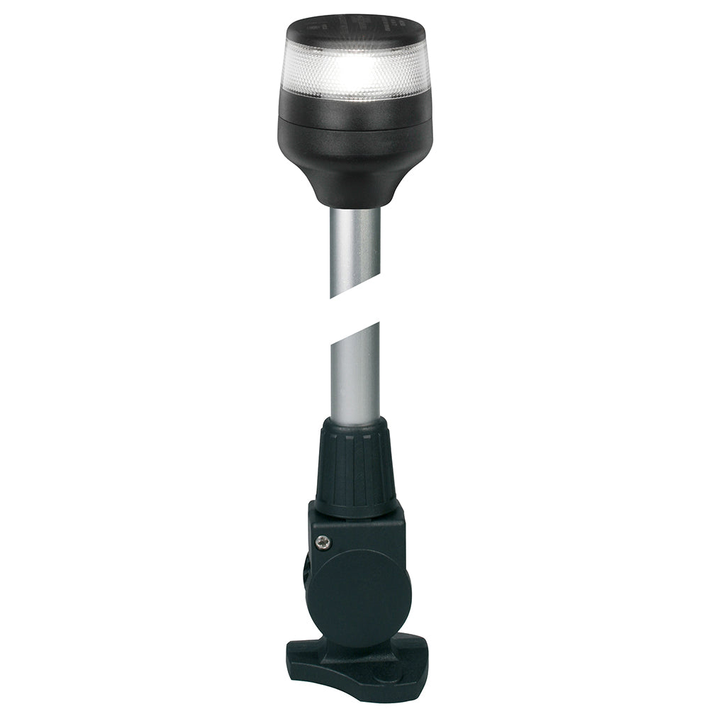Hella Marine NaviLED 360 Compact All Round Lamp - 2nm - 12&quot; Fold Down Base - Black [980960301]