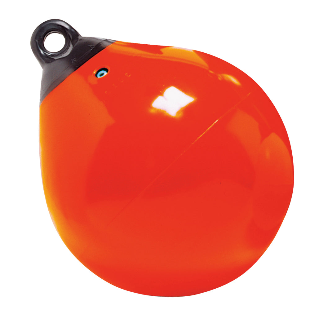 Taylor Made 9&quot; Tuff End Inflatable Vinyl Buoy - Orange [61140]