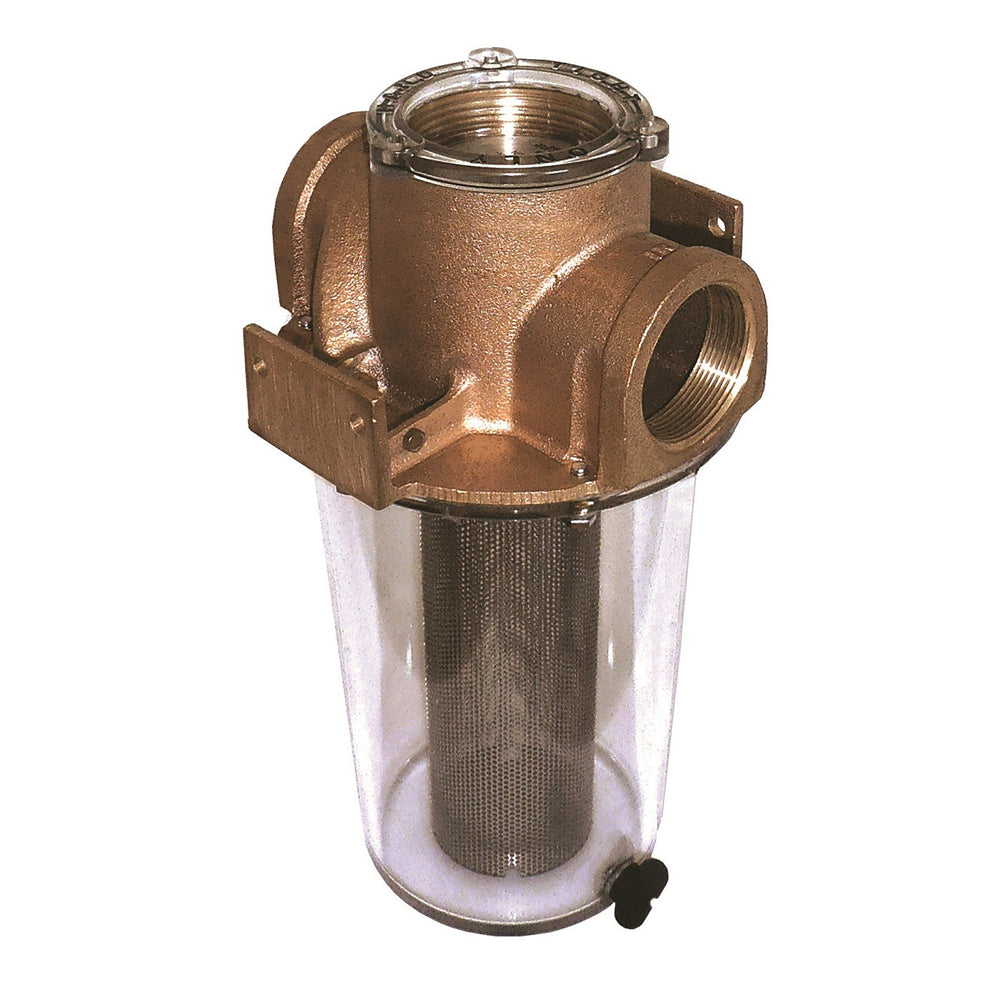 GROCO ARG-1250 Series 1-1/4&quot; Raw Water Strainer w/Stainless Steel Basket [ARG-1250-S]