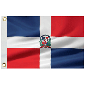 Taylor Made Dominican Republic Flag 12&quot; x 18&quot; Nylon [93070]