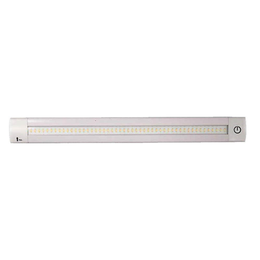 Lunasea Adjustable Linear LED Light w/Built-In Dimmer - 20&quot; Warm White w/Switch [LLB-32LW-01-00]
