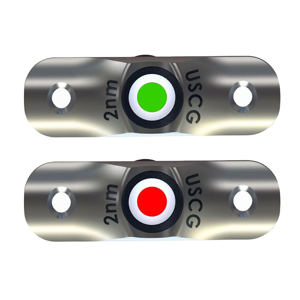 TACO Rub Rail Mounted LED Navigation Light Set - 2-1/2&quot; [F38-6800D]