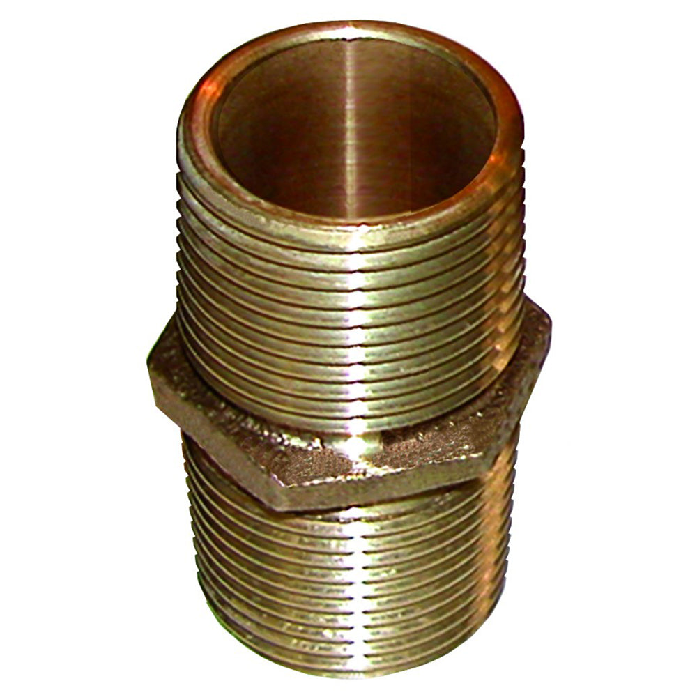 GROCO Bronze Pipe Nipple - 1/2&quot; NPT [PN-500]
