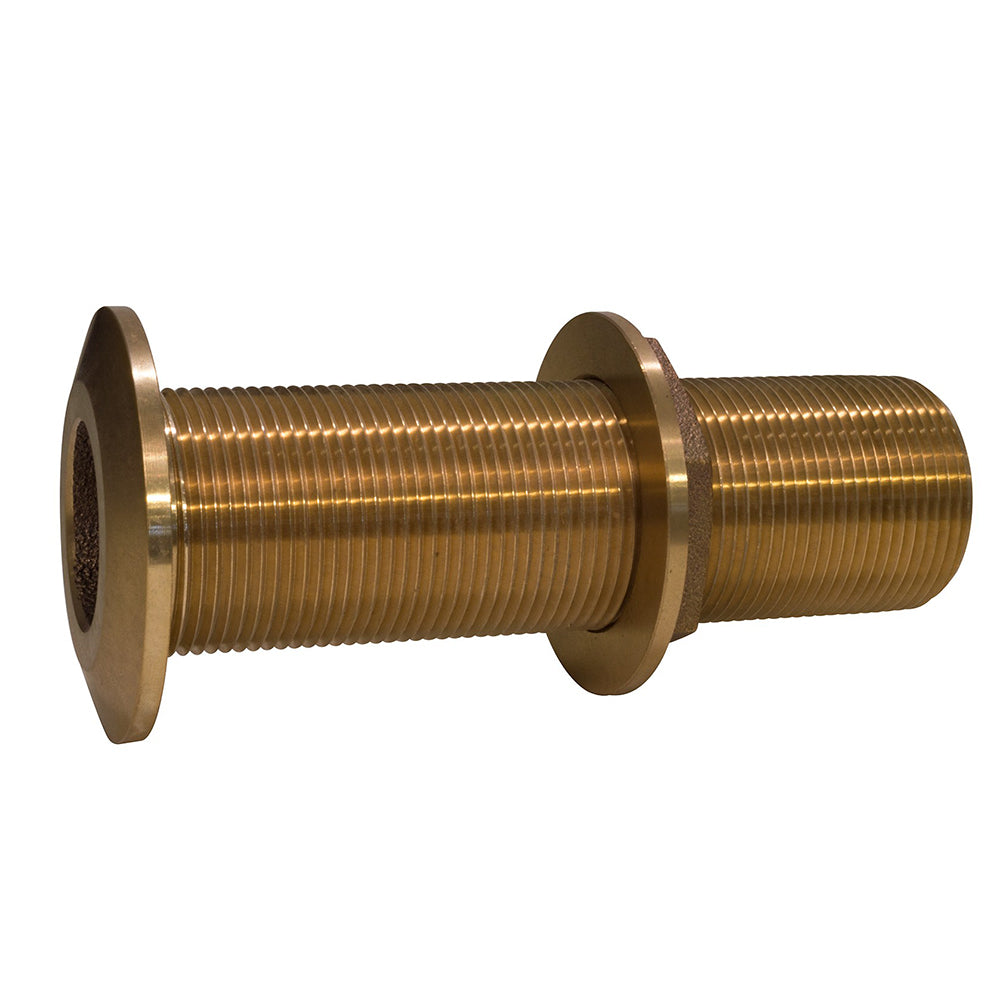 GROCO 2&quot; Bronze Extra Long Thru-Hull Fitting w/Nut [THXL-2000-W]