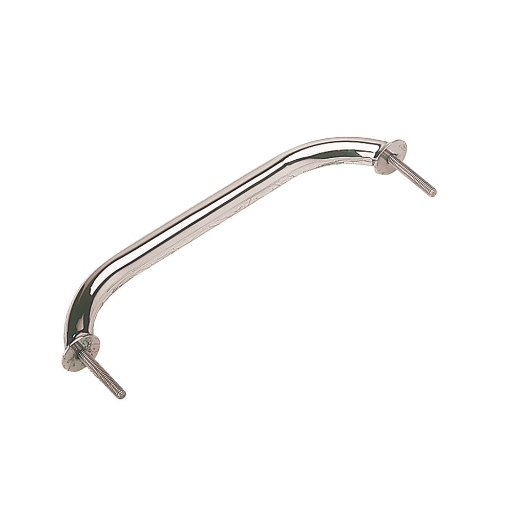 Stainless Steel Stud Mount Flanged Hand Rail w/Mounting Flange - 18&quot; [254218-1]