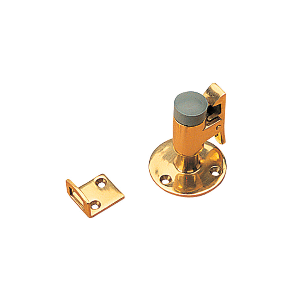 Sea-Dog Door Stop  Catch - Brass - 2&quot; [222712-1]