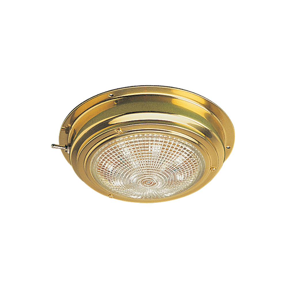 Sea-Dog Brass LED Dome Light - 4&quot; Lens [400198-1]