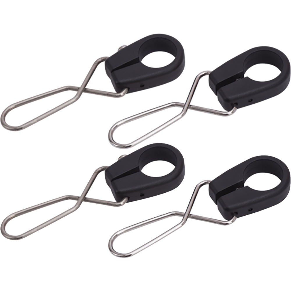 Sea-Dog Nylon Flagpole Pennant Mounts  Stainless Clips - Pair [328197-1]