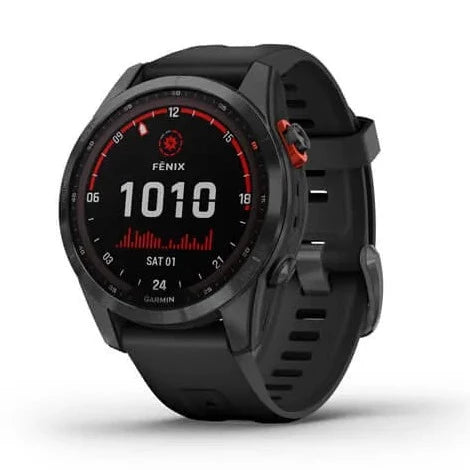 fēnix® 7S – Solar Edition Slate Gray with Black Band