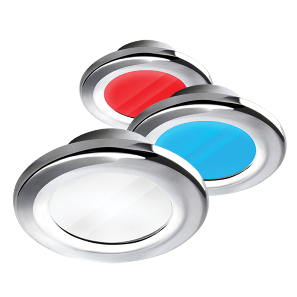 i2Systems Apeiron A3120 Screw Mount Light - Red, Warm White  Blue - Chrome Finish [A3120Z-11HCE]