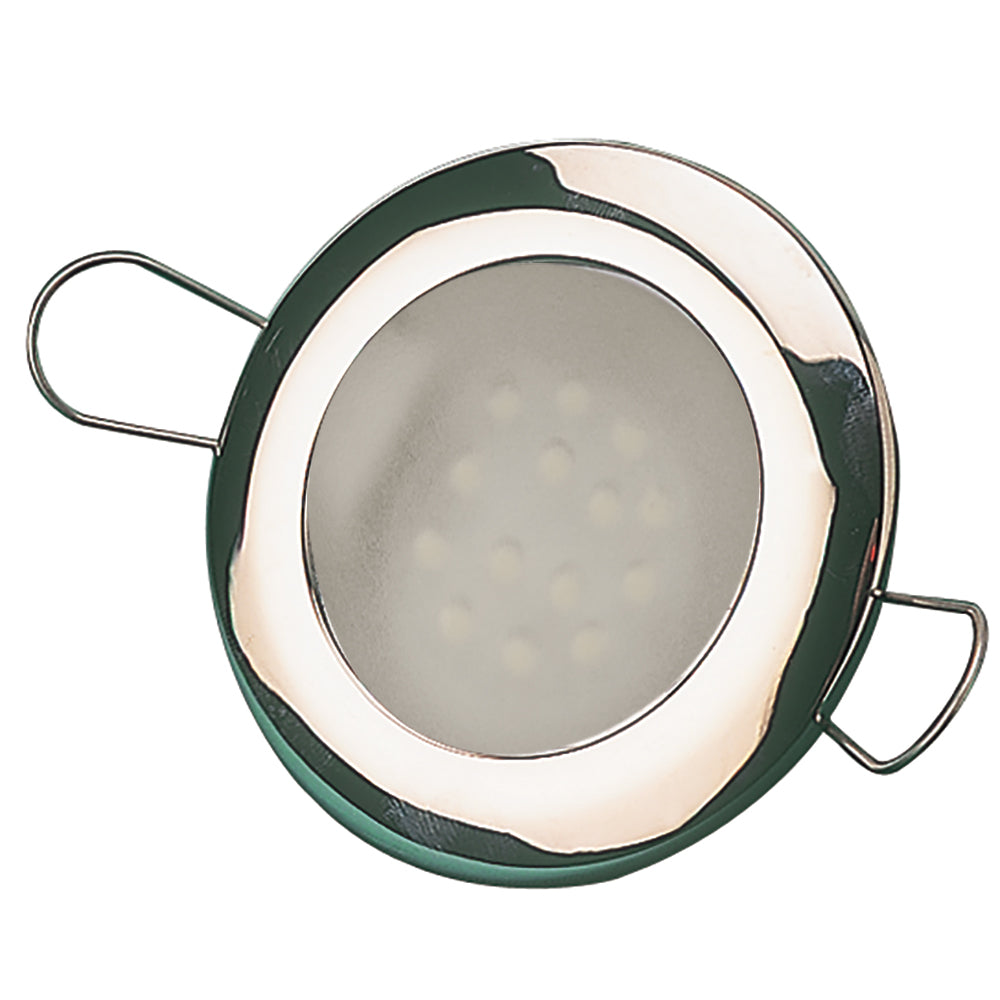 Sea-Dog LED Overhead Light 2-7/16&quot; - Brushed Finish - 60 Lumens - Frosted Lens - Stamped 304 Stainless Steel [404332-3]
