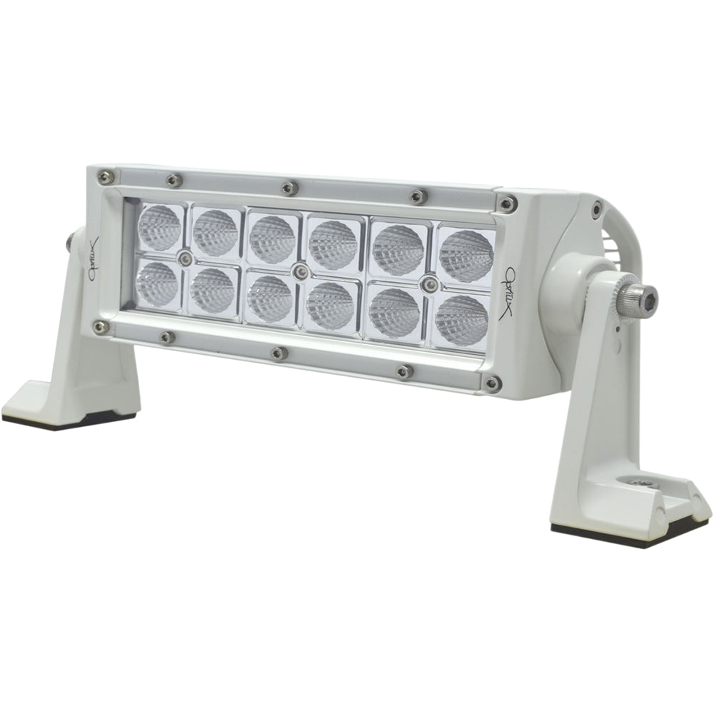 Hella Marine Value Fit Sport Series 12 LED Flood Light Bar - 8&quot; - White [357208011]