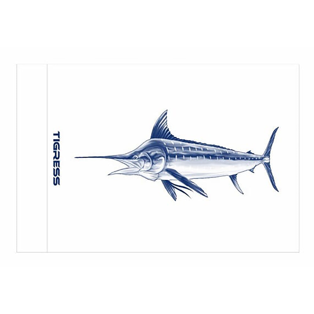 Tigress White Marlin Release Flag - 12&quot; x 18&quot; [88421]