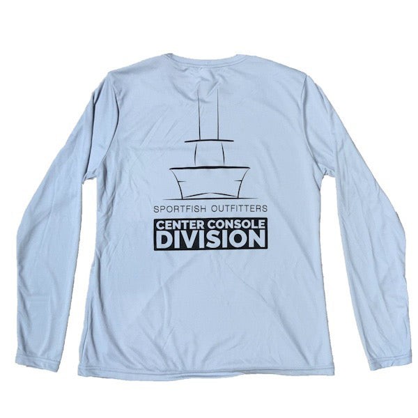 Center Console Division Mens Long Sleeve Performance Shirt